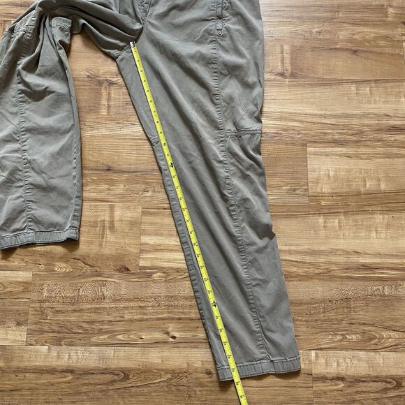 CHICO’S Sz 0.5 Tan Gorpcore Casual Utility Outdoor Twill Hiking Pants Stretch 6 - Picture 15 of 16